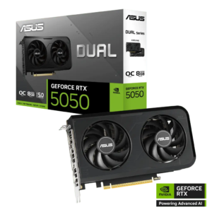 ASUS Dual GeForce RTX 5050 8GB GDDR6 OC Edition Gaming Graphics Card