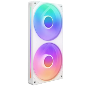 NZXT F280 RGB Core 280mm Single-Frame High-Performance RGB Fan Unit - White