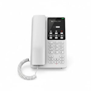 Grandstream GHP620 Compact IP Hotel Phone with PoE Support and HD Audio - White