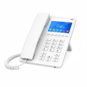 Grandstream GHP630 Compact Hotel IP Phone with Color LCD Display - White