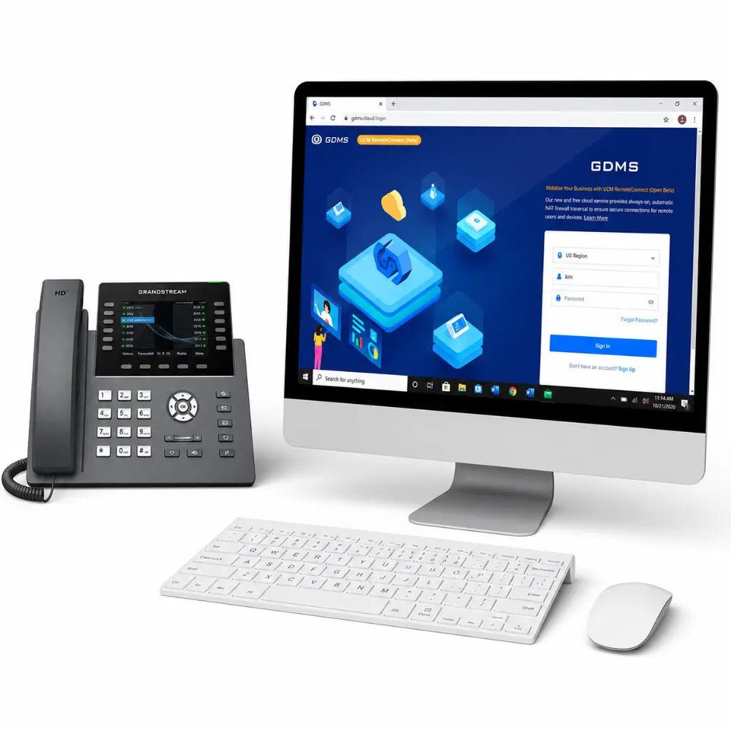 Grandstream GRP2650 12-Line Professional IP Phone with Integrated Wi-Fi 6 and Power over Ethernet (PoE)
