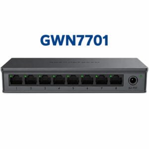 Grandstream GWN7701 8-Port Gigabit Ethernet Unmanaged Network Switch - High-Performance Desktop Connectivity
