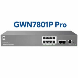 Grandstream GWN7801P 8-Port Layer 2++ Managed PoE+ Switch with 2.5G SFP Uplinks