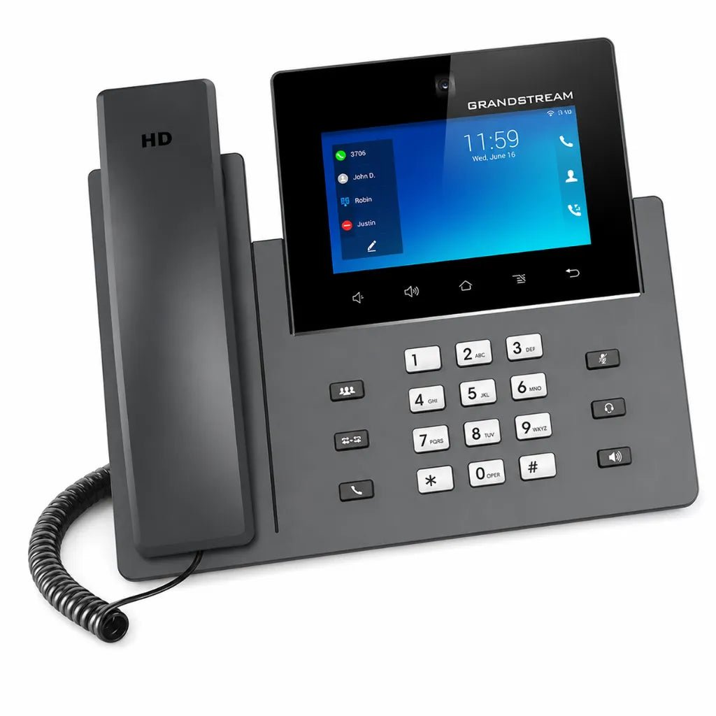 Grandstream GXV3450 High-End Smart IP Video Phone with Android 11, Wi-Fi, and Bluetooth for Professional Business VoIP