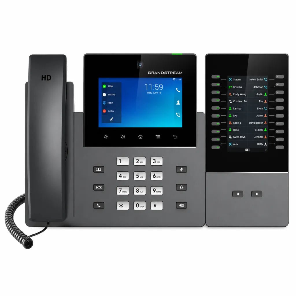 Grandstream GXV3450 High-End Smart IP Video Phone with Android 11, Wi-Fi, and Bluetooth for Professional Business VoIP