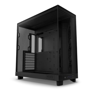 NZXT H6 Flow Compact Dual-Chamber Mid-Tower PC Gaming Case with Tempered Glass Panels