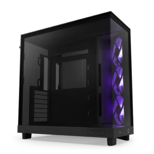 NZXT H6 Flow RGB Compact Dual-Chamber Mid-Tower PC Gaming Case with Tempered Glass