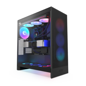 NZXT H7 Flow RGB Tempered Glass Compact Mid-Tower ATX High-Airflow PC Gaming Case
