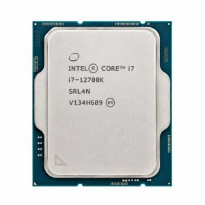 Intel Core i7-12700K 12-Core Desktop Processor, 3.6 GHz, LGA1700, High-Performance Tray Version