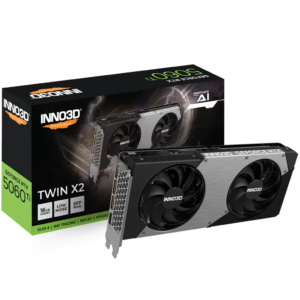 INNO3D GeForce RTX 5060 Ti 16GB TWIN X2 GDDR7 High-Performance Gaming Graphics Card