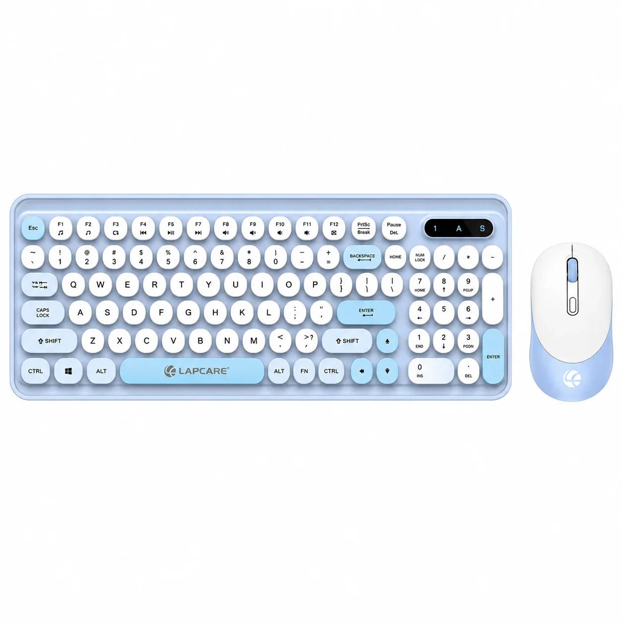 Lapcare Ramon 1 WL-105 Ergonomic Wireless Keyboard and Optical Mouse Combo Set