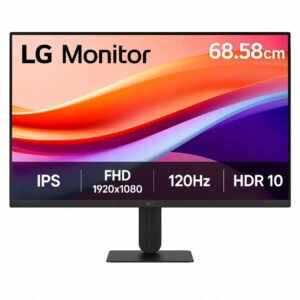 LG 27-Inch Full HD IPS Monitor (27U411A-B) with 120Hz Refresh Rate and HDR10 for Professional Work and Gaming