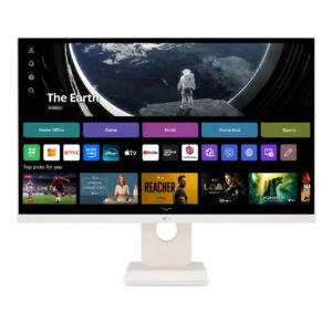 LG 27-Inch Full HD IPS Smart Monitor with webOS, 100Hz Refresh Rate, and Built-in Streaming Apps (27U511SA-W)