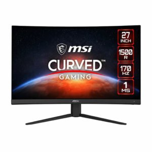 MSI G27CQ4 E2 27-Inch WQHD 170Hz Curved Gaming Monitor