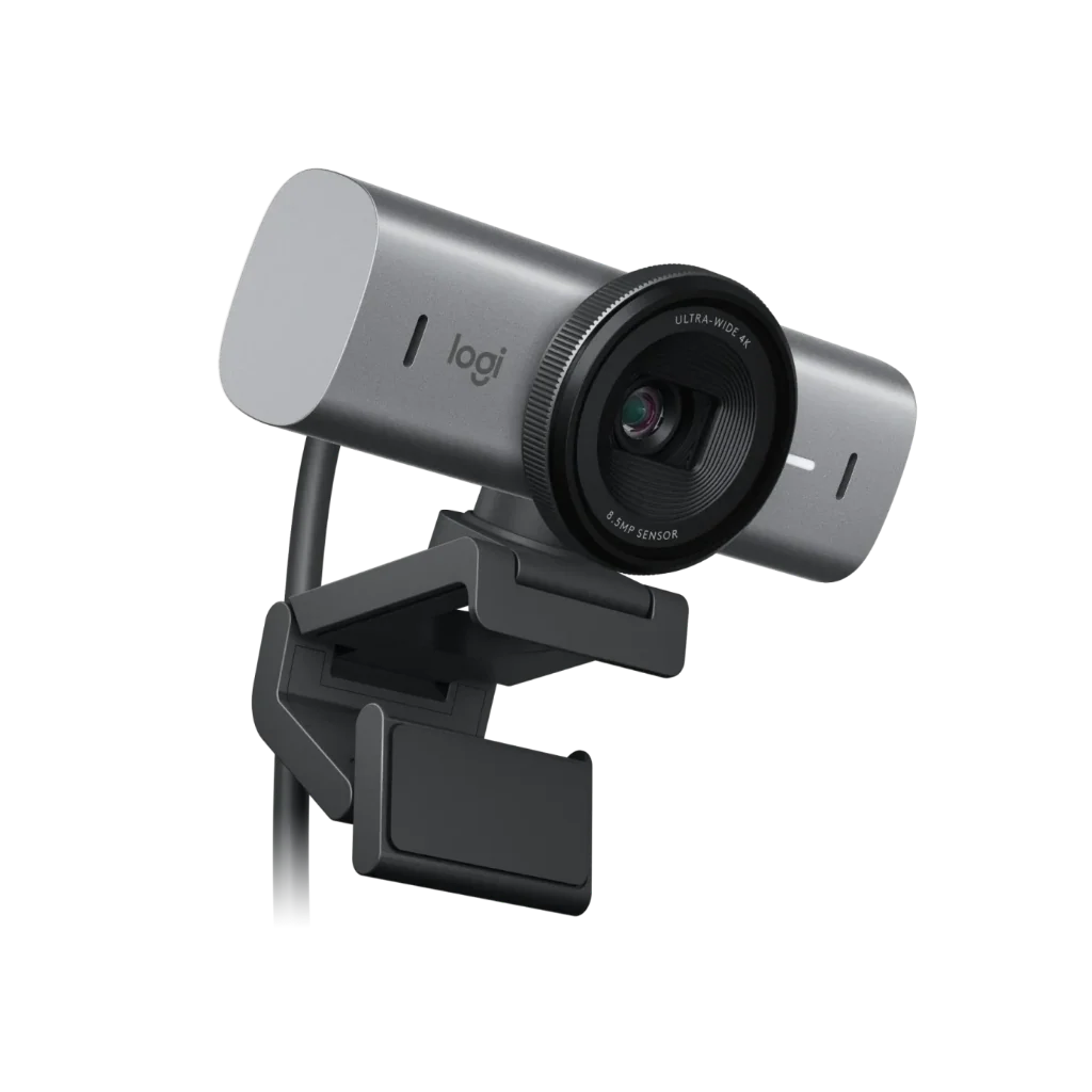 Logitech MX Brio 705 Professional 4K Business Webcam with AI Image Enhancement, 60fps, Privacy Shutter, and USB-C Connectivity