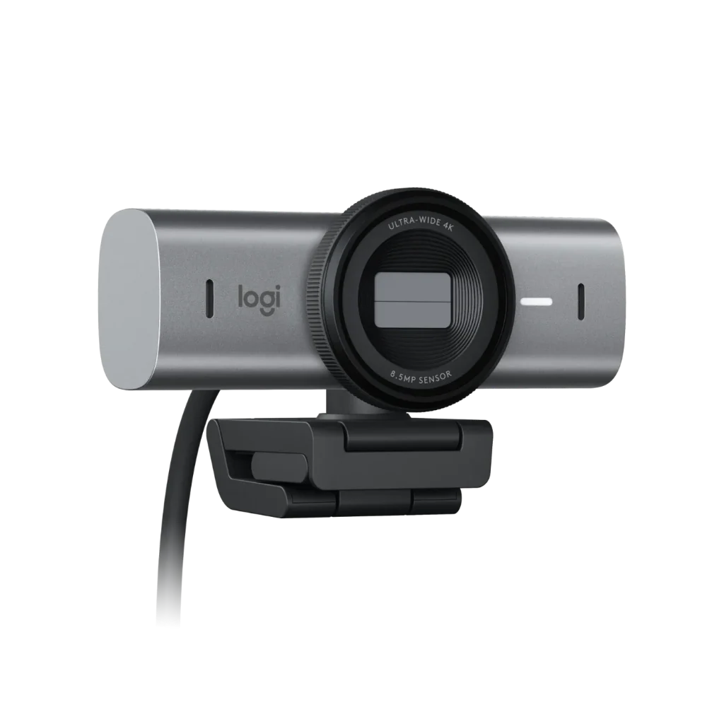 Logitech MX Brio 705 Professional 4K Business Webcam with AI Image Enhancement, 60fps, Privacy Shutter, and USB-C Connectivity