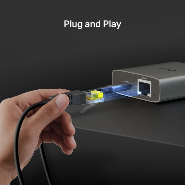 TP-Link EH210 1-to-2 Gigabit Ethernet Splitter - Dual RJ45 LAN Network Adapter