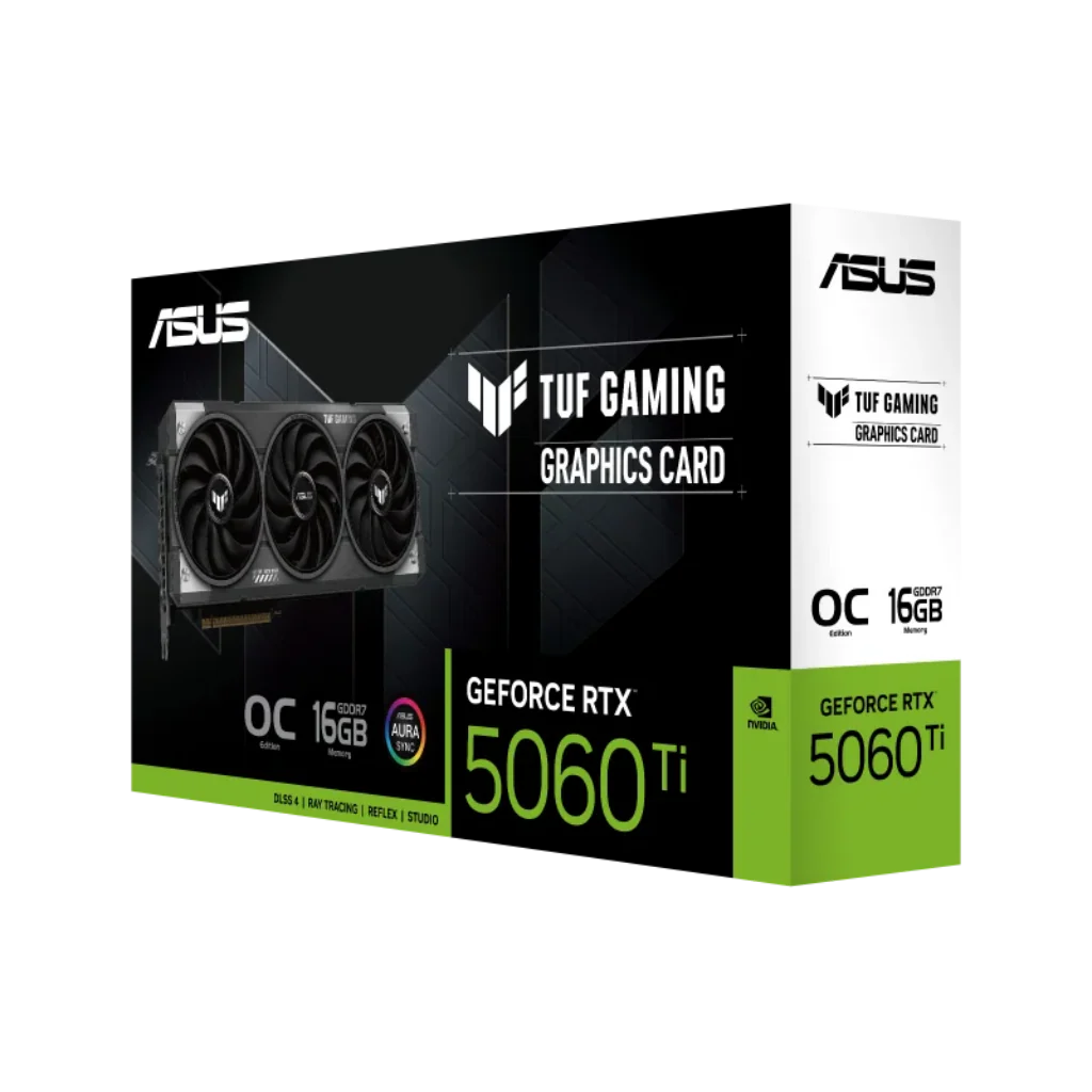 ASUS TUF Gaming GeForce RTX 5060 Ti 16GB GDDR7 OC Edition Graphics Card - Image 2