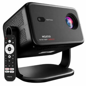 WZATCO Yuva Vibe Smart Projector, Native 1080P Resolution, Bluetooth 5.0 & WiFi 6 Connectivity